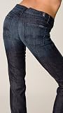 7 for all mankind - 7 For All Mankind Straight Leg in L.A. Dark