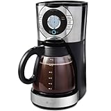 Mr. Coffee EJX37 12-Cup Programmable Coffeemaker, Stainless Steel