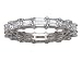 3.00 cttw Emerald Cut Diamonds Eternity Band by Karina B(tm) - Platinum