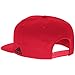 NBA Atlanta Hawks Men's High Box Flat Brim Snapback Cap, One Size, Red