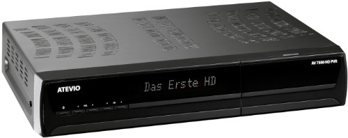 Atemio AM 7500 Twin HD Digitaler Satelliten-Receiver mit 500 GB Festplatte (DVB-S2, PVR Ready, USB 2.0)