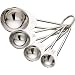 Kitchen Craft Measuring Spoon Set, Stainless Steel, 4 Piece