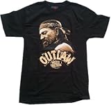WILLIE NELSON - Outlaw - Black T-shirt