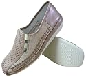 Rieker Antistress Damenslipper beige Leder Wildleder
