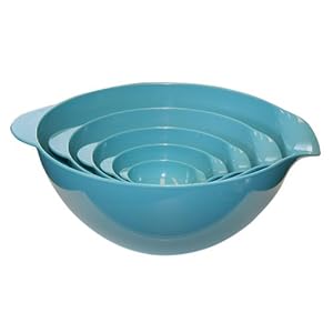 Turquoise Mixing Bowl Set By Calypso Basics