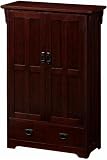 Review Home Decorators Collection  / Craftsman Bookcase Wood Doors Four-shelf Macintosh Oak