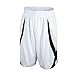 TOPTIE Youth Basketball Shorts, Viscose Knit, No Pockets