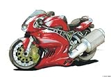 Review The Moneyman  / DUCATI 900 SUPERSPORT Koolart image CERAMIC MUG 1231