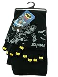 Batman 3pc Winter Set - Batman Scarf, Gloves, and Beanie Set