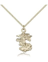 St. Michael the Archangel Medal, Gold Filled