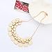 Nicerocker Hot Fashionable Hollow Out Enamel Punk Statement Alloy Necklaces ((White))