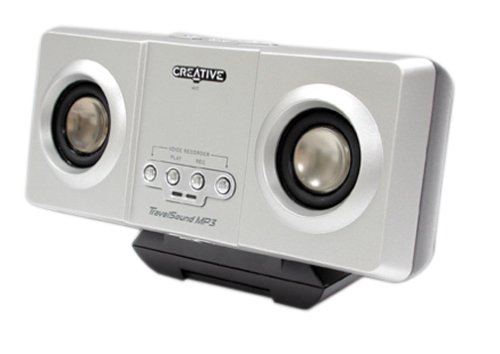 Electronics: Creative Labs TravelSound MP3  1 Piece Portable Speaker with 32 MB Memory 