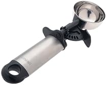 Hoffritz Stainless Steel Lever Ice Cream Scoop