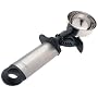 Hoffritz Stainless Steel Lever Ice Cream Scoop