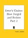Books : Error's Chains: How Forged and Broken, Part 2