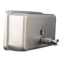 Impact Products 4020 40 oz Stainless Steel Color Metal Horizontal Liquid Soap Dispenser