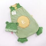 Baby Aspen S-leap-y Baby Frog Snuggle Sack and Cap, 0-6 Months