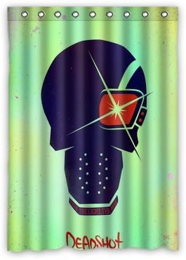 Daniellestore Deadshot Suicide Squad Art Window Treatment Thermal Insulated Solid Grommet Blackout Curtains/Drapes for Bedroom (1 Panel,52x72 inches)