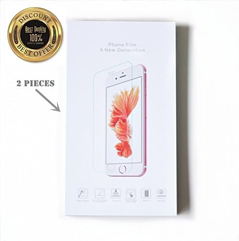 IPhone 6S Tempered Glass Screen Protector for Apple iPhone 6, iPhone 6S 2015 2-Pack