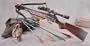 150 Lbs Wood Crossbow with Scope Laser Broadheads & 8 Arrows