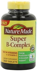 Nature Made Super B Complex Tablets, Value Size, 360 Count