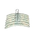 6 Pack of Green Padded Hangers