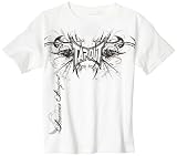 TapouT Boys 2-7 The Dark Side Tee,White,4