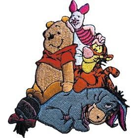 Disney Winnie The Pooh - 3.75" Bear Friends Group Patch