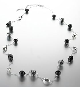 Assorted Bead Long Chain Necklace