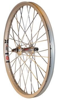 Alex X101 36H Alloy 3/8″ Freewheel 6/7S Nutted 20″ x 1.75″ Silver/Silver Wheel Rear