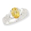 Sterling Silver Citrine Ring