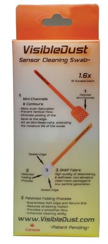 DHAP Orange Sensor Cleaning Swabs (Vswabs) 1.6x / 16 mm - 12 per pack
