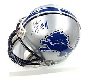 Jason Hanson Signed Detroit Lions Mini Helmet
