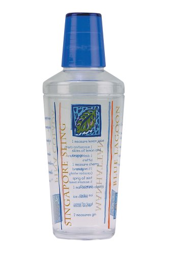Faringdon 23cm Acrylic Cocktail Shaker With Recipes