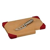 Typhoon Grip-It Cheeseboard and Knife Set - Red by Typhoon