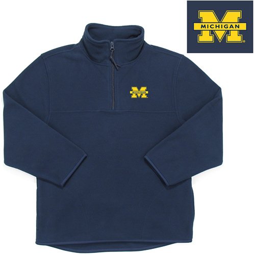 Antigua Michigan Wolverines Youth Microfleece Pullover