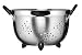 from Premier Housewares Premier Housewares 26 cm Diameter Stainless Steel Colander with Black Silicone Handles and Feet Model 508476