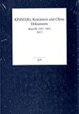 KPdSU(B), Komintern und die Sowjetbewegung in China. Dokumente Band 3: 1927 - 1931-
