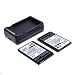 Sprint HTC EVO 4G 2x (two) Battery + Travel Charger, + USB Output, Sprint HTC Evo Shift, Verizon HTC Droid Incredible, Sprint HTC Hero, Touch Pro2, Snap, Ozone, Imagio , Tilt 2 , Verizon Droid Touch Pro 2, myTouch Slide, Google DesireZ
