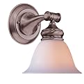 Satin Nickel Bath Wall Sconce - 6x9"
