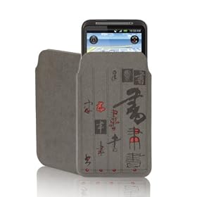 MOFI New Desirful Leather Pouch for HTC Desire HD / HD7 / HD7S / Inspire 4G / ThunderBolt 4G, Calligraphy: Electronics