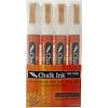 Chalk Ink 6mm Commercial Wet Wipe Markers, 4-Pack