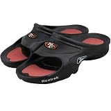 Reebok San Francisco 49ers Black NFL Mojo Slide Sandals