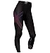 2XU Womens Mid-Rise Compression Tights (Black/sunset, S)