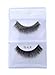 6 Pairs Crème 100% Human Hair Natural False Eyelash Extensions Black Natural Lashes,Free Gift