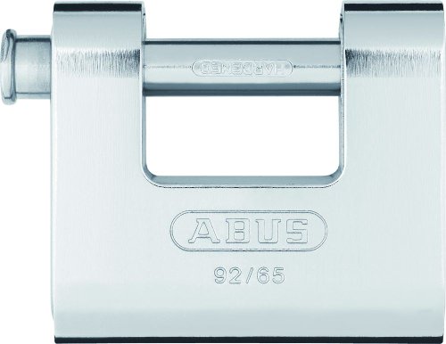 ABUS 306099 92/65 Monoblock-Vorhangschloss aus Messing mit Stahlmantel