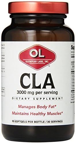 Olympian Labs CLA, 3000 mg, 90 Softgels, Glass by Olympia Industrial Inc
