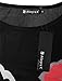 Allegra K Women Loose Fit Short Batwing Sleeve Flower Pattern Tunic Shirt XL Red