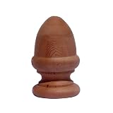 Woodway Products 870.1869 4-by-4-Inch Cedar Acorn Finial Post Cap