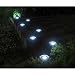 3er Set Bodenstrahler Solarlampen, Solarleuchten, Edelstahl